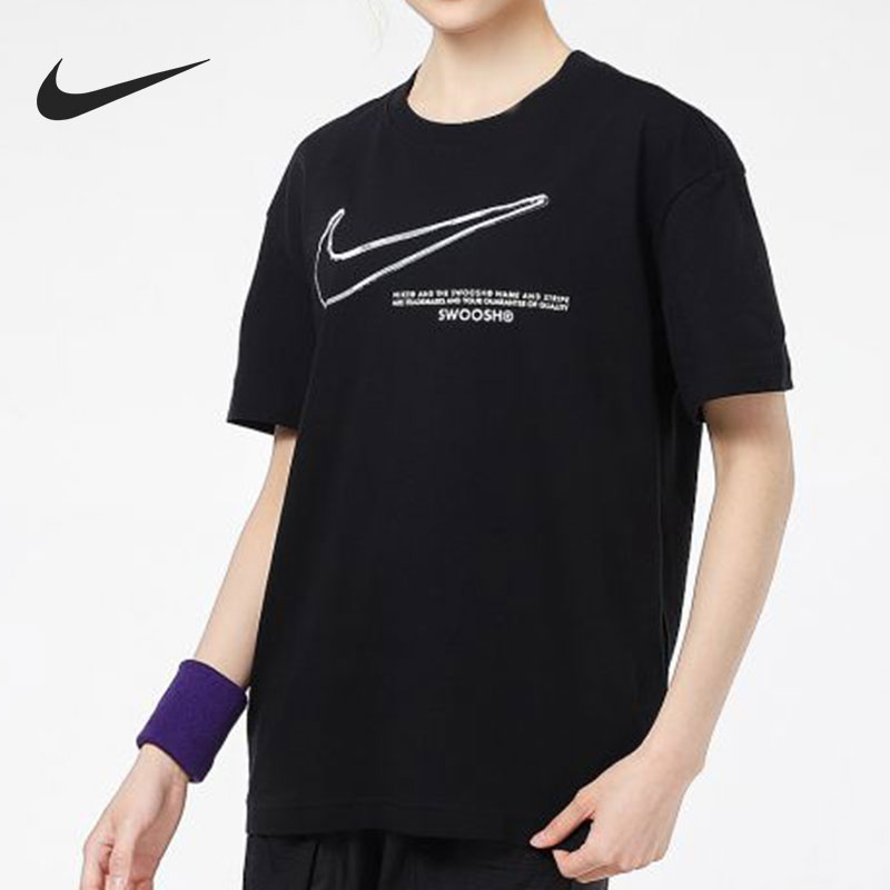 Nike/耐克正品春季女子宽松透气舒适休闲运动短袖T恤DB9812-010