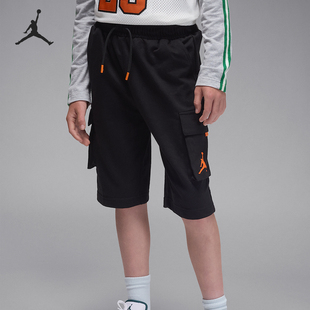 运动宽松系带休闲短裤 Nike 耐克正品 JORDAN大童工装 011 FV2634