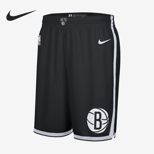 Nike耐克正品篮网NBA系列Icon青少年Dri-Fit短裤FQ4697-010