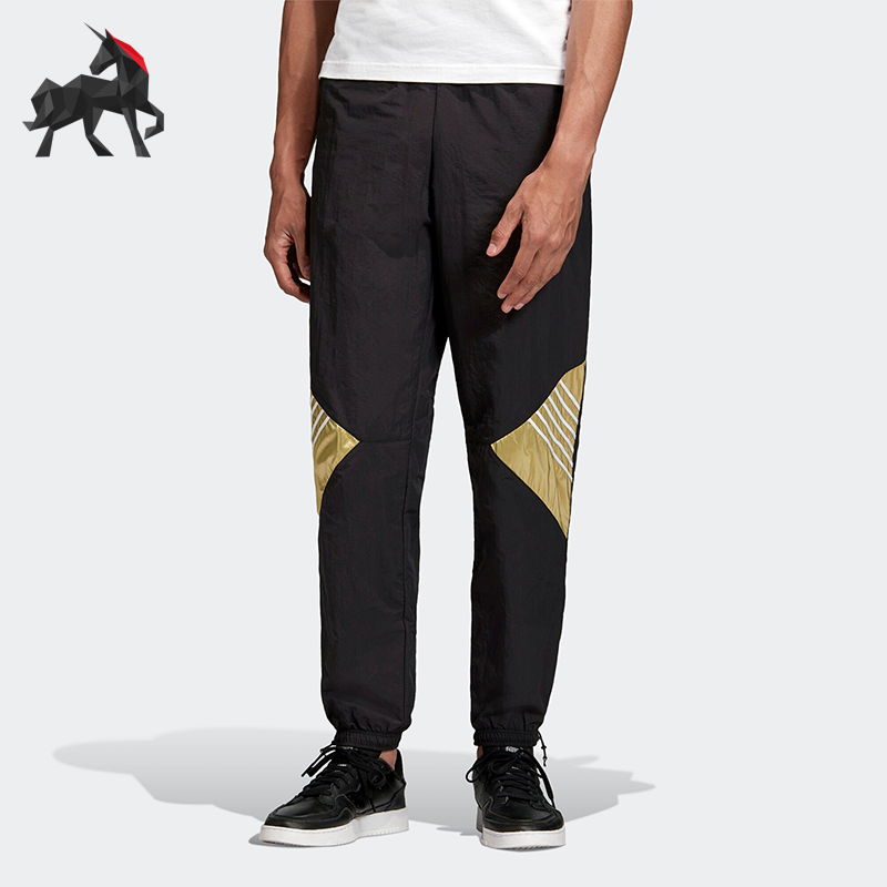 Adidas/阿迪达斯正品三叶草男士柔软经典运动针织束脚裤GD5798