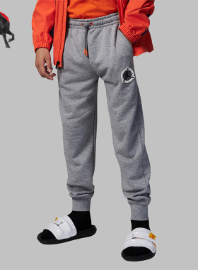 Nike/耐克正品JORDAN大童系带束脚针织透气长裤FN6491-091
