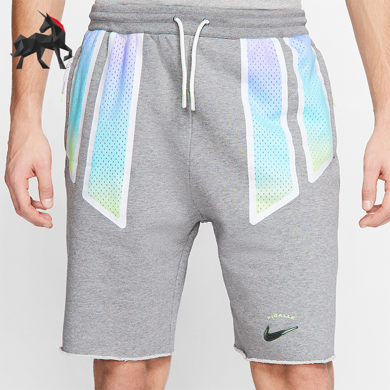 Nike/耐克正品经典男士时尚针织透气休闲运动短裤CI9952-063