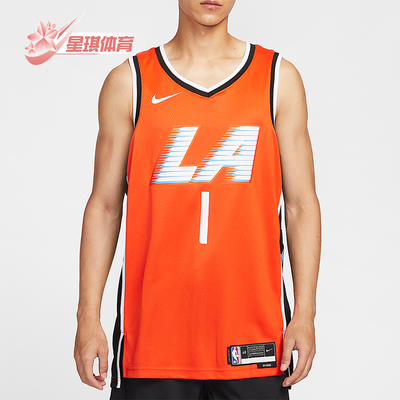 Nike/耐克正品2025男士运动V领套头无袖篮球背心T恤HM5984-820