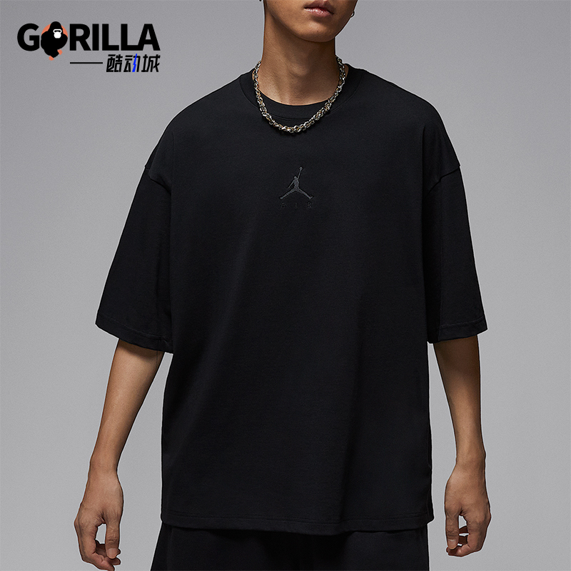 Nike/耐克正品JORDAN男士超宽松休闲日常经典透气短袖IB7346-010