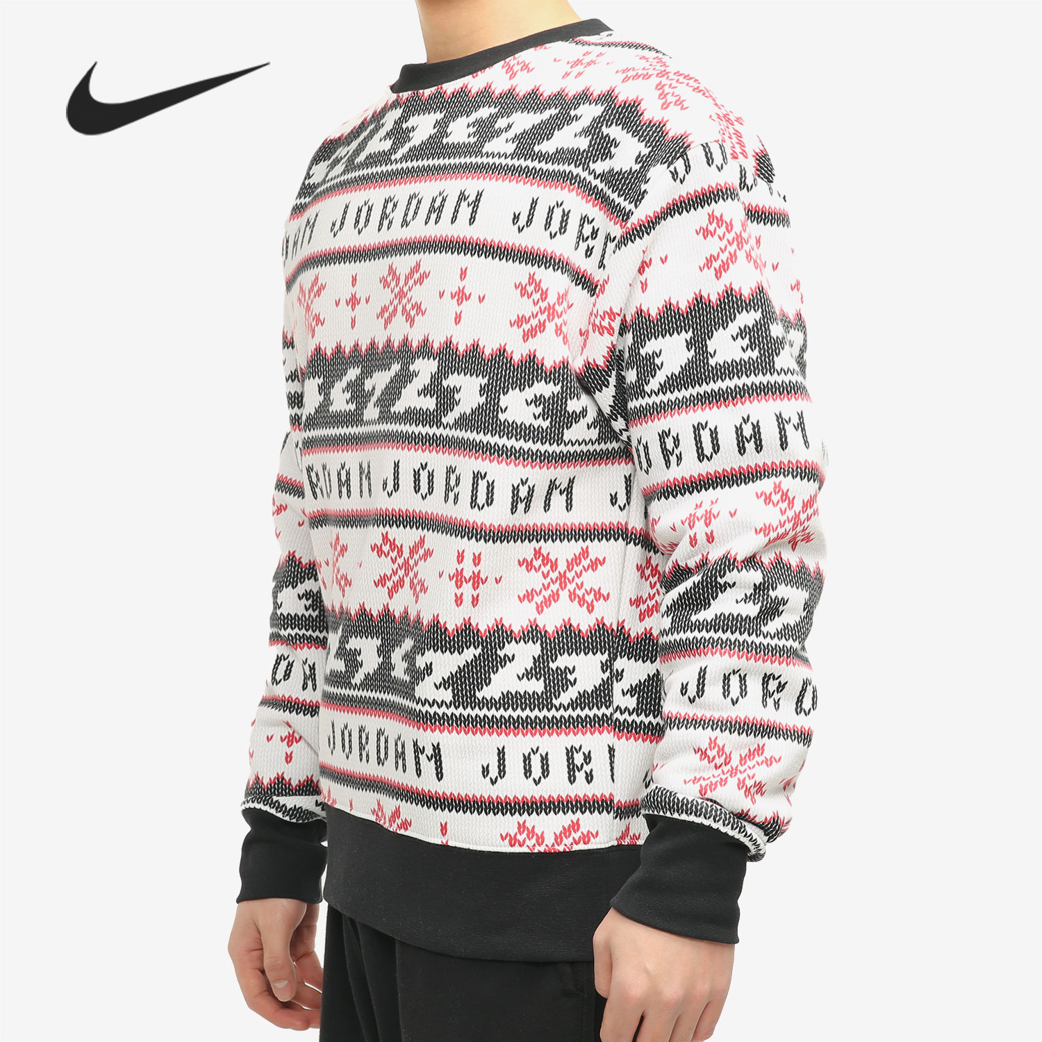 Nike/耐克正品当季新款JORDAN男子宽松圆领休闲套头衫CT3460