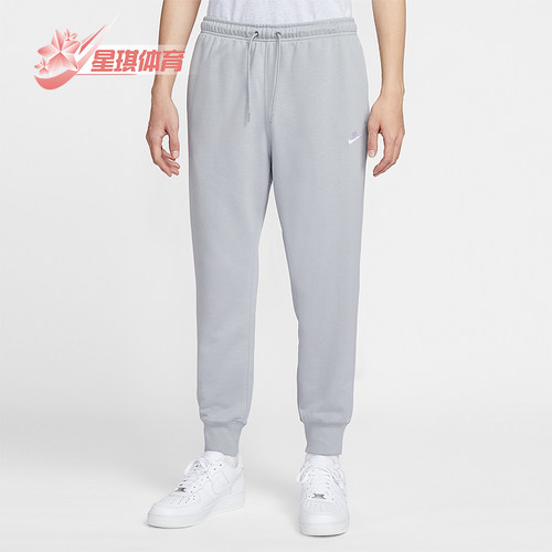 Nike/耐克正品2025秋季款男士日常束脚针织刺绣长裤FN3802-077