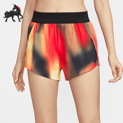 Nike/耐克正品AeroSwift女士跑步运动经典开衩设计短裤IB2237-736