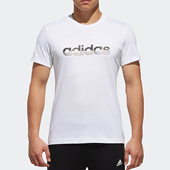 Adidas 运动T恤DM5214 男子运动休闲透气半袖 阿迪达斯正品 秋季