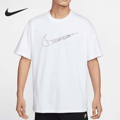 Nike/耐克正品Sportswear男士针织经典印花短袖T恤HJ0747-100
