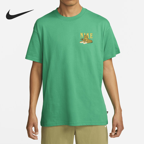 Nike/耐克正品新款男士卡通印花透气休闲运动短袖FJ1142-324