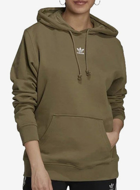 Adidas/阿迪达斯正品三叶草秋季新款女子连帽卫衣H06621