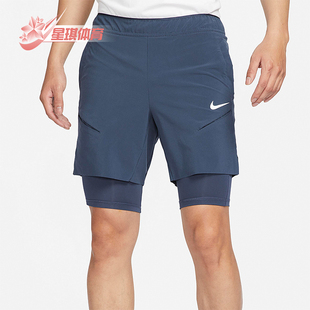 耐克正品 FD5285 SHORT 训练运动二合一短裤 437 RG男士 Nike