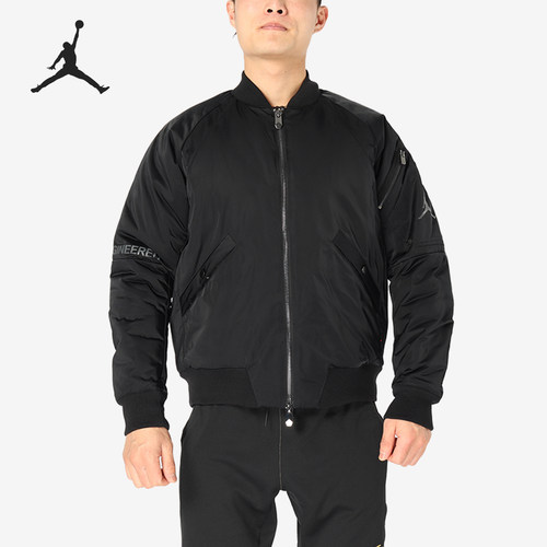 耐克男子短款立领棉服