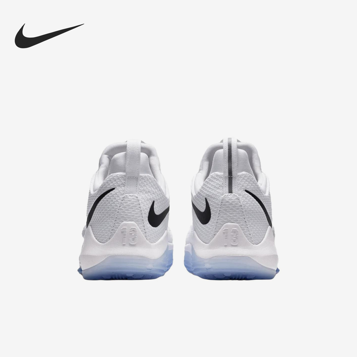 Nike/耐克官方正品PG1新款男白黑色贴合简约网布篮球鞋IV2869-100