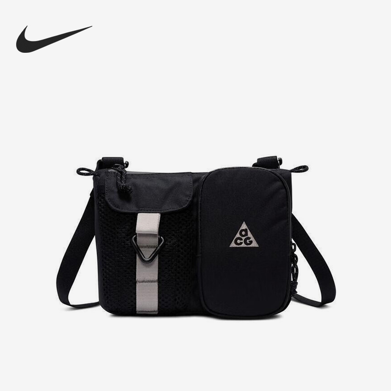 Nike/耐克正品2025新款男女户外魔术贴收纳斜挎包HJ8180-010