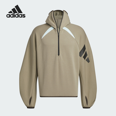 Adidas/阿迪达斯正品新款男士宽松透气复古连帽卫衣JW4642