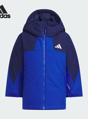Adidas/阿迪达斯正品LK DOWN PARKA小童连帽防风保暖羽绒服KC5414