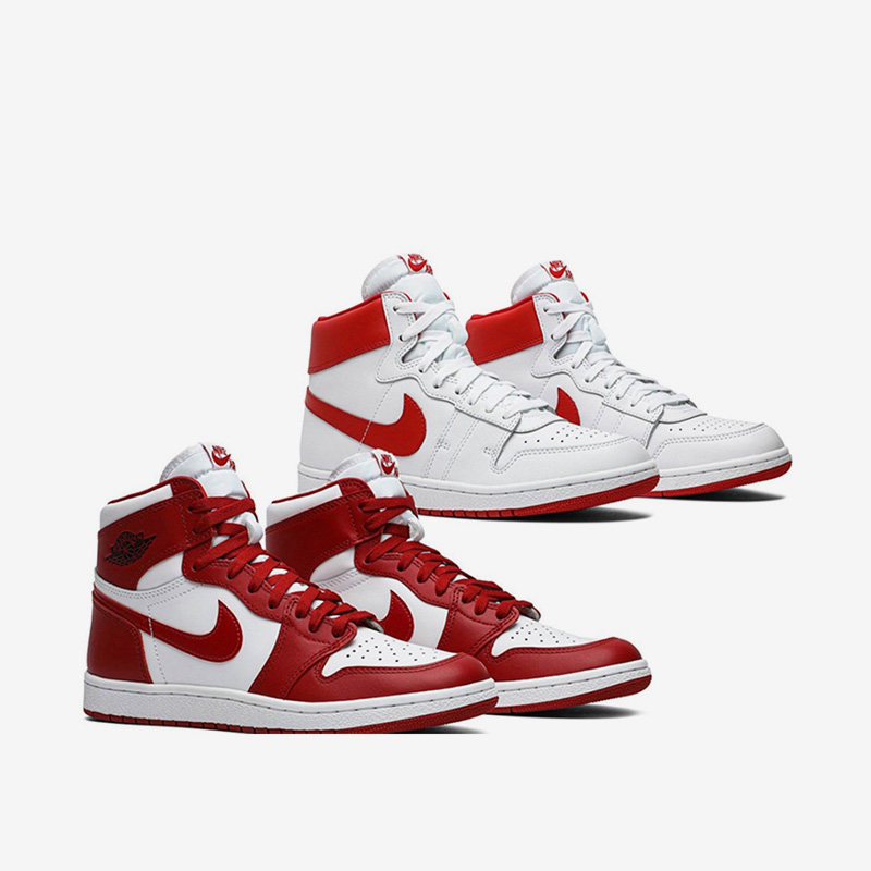 Nike/耐克正品男女同款帆布皮革高帮复古篮球鞋CT6252-900