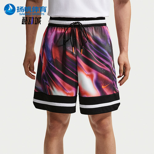Nike/耐克正品夏季男士休闲时尚印花系带透气运动短裤IR6283-100