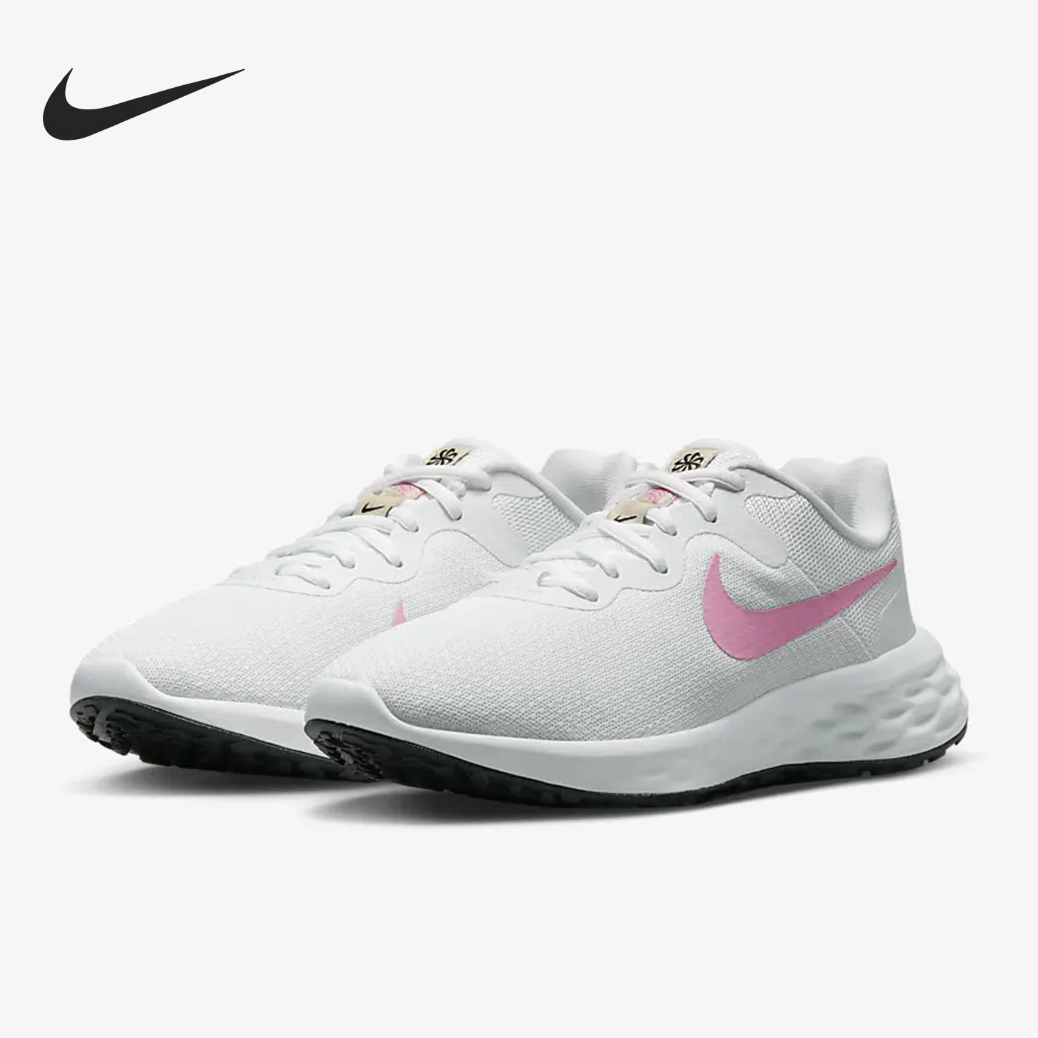 Nike/耐克正品新款男女白粉色公路低帮鞋经典跑步鞋DC3729-103