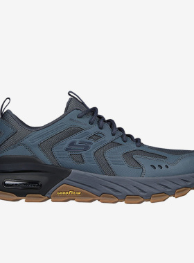 Skechers/斯凯奇正品MAX PROTECT男子户外运动拼接缓震休闲鞋