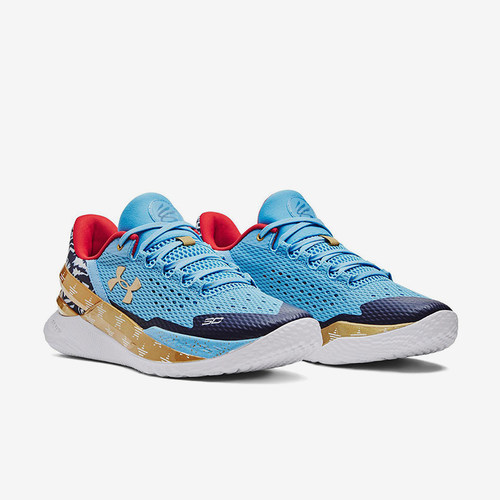 UA/安德玛正品CURRY 2 LOW FLOTRO男女拼接实战篮球鞋3026276-402