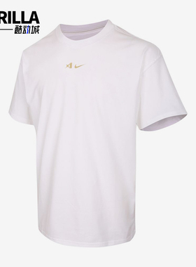 Nike/耐克正品AjaWilson新款男白色休闲经典篮球T恤IH7722-100