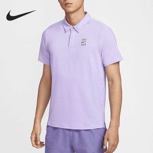Nike/耐克正品Dri-FIT男士网球翻领经典运动透气T恤FZ6908-515
