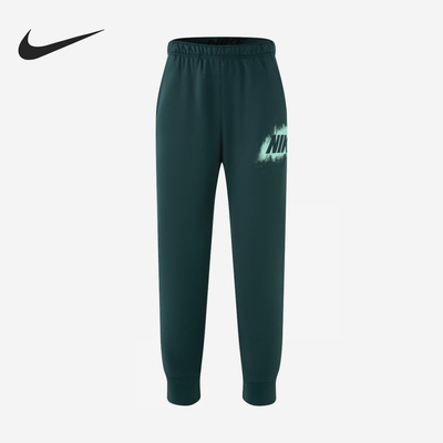 耐克男士休闲针织保暖束脚长裤