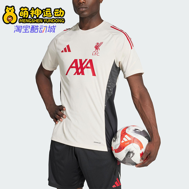 Adidas/阿迪达斯正品利物浦男士圆领足球运动透气短袖球衣JV6574