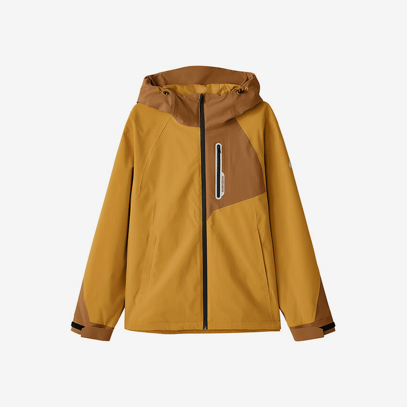 斯凯奇男士复古户外徒步冲锋衣