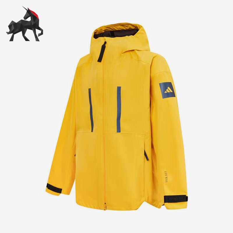 阿迪达斯男士户外徒步保暖冲锋衣