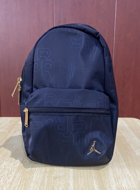 Jordan黑色双肩包耐克小尺寸背包学生书包户外运动包休闲包FV6166