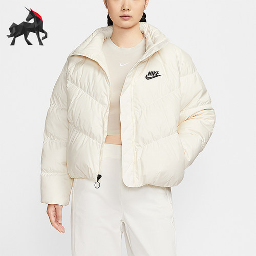 Nike/耐克正品冬季女士保暖日常休闲短款立领羽绒服IB2964-110