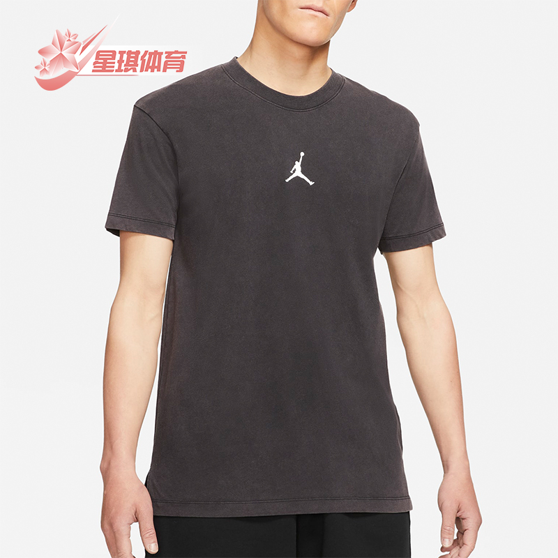 耐克男士款复古做旧短袖针织T恤