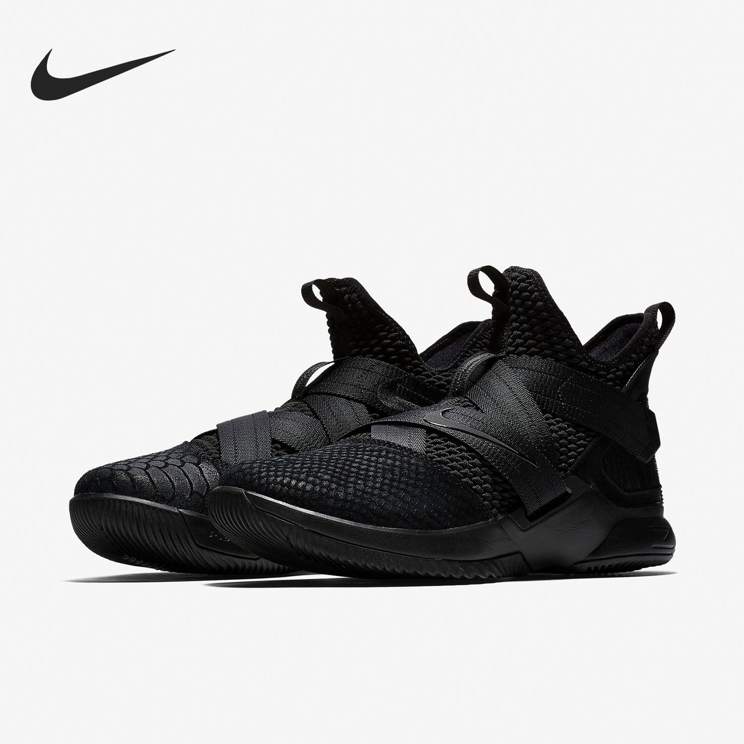 nike/耐克官方正品lebron 詹姆斯士兵12男子气垫篮球鞋ao4055-003