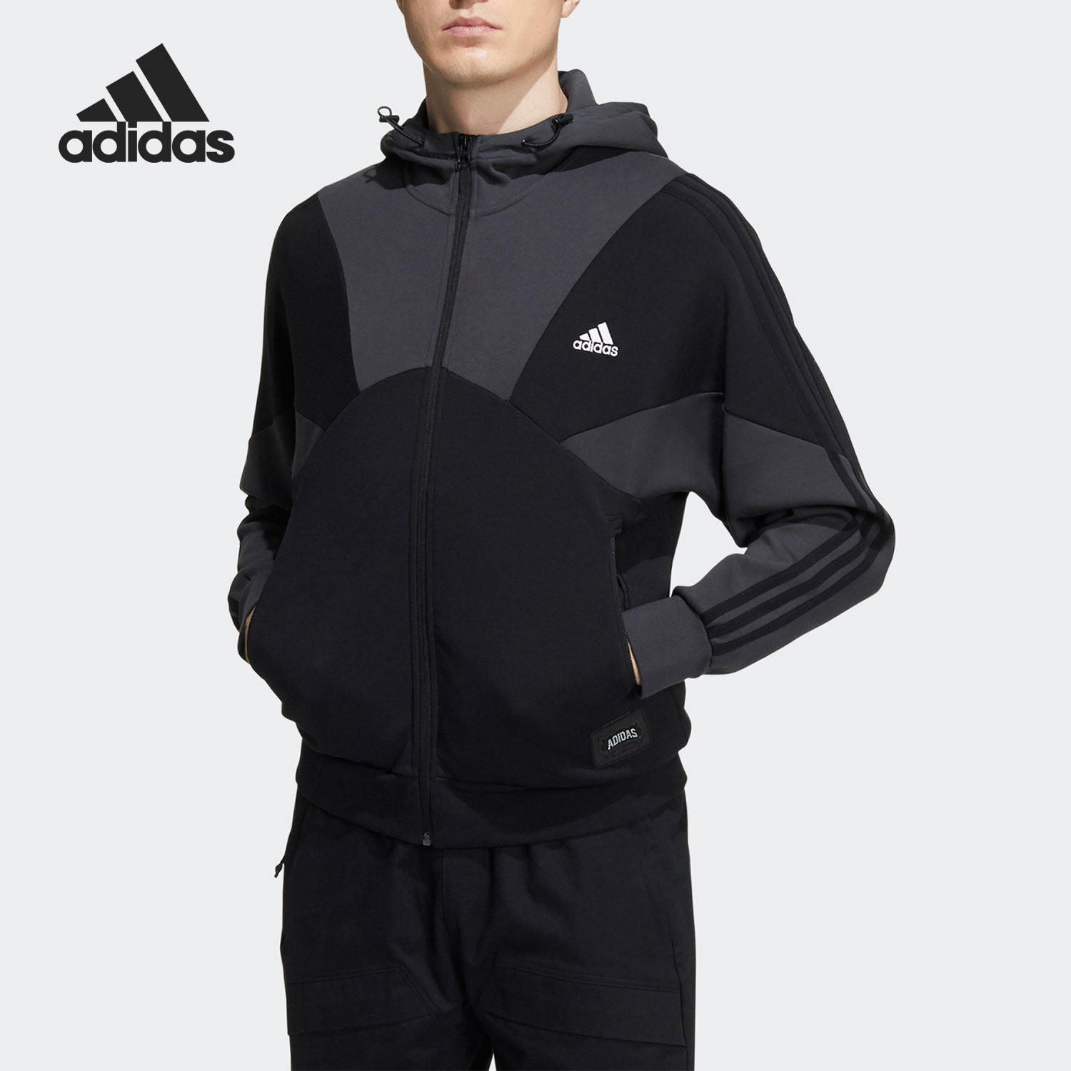 Adidas/阿迪达斯官方正品ST GFX KNJK男子运动连帽夹克外套HE7469,运动服/休闲服装,运动茄克/外套,淘宝优惠券,粉丝福利购,淘宝优惠卷