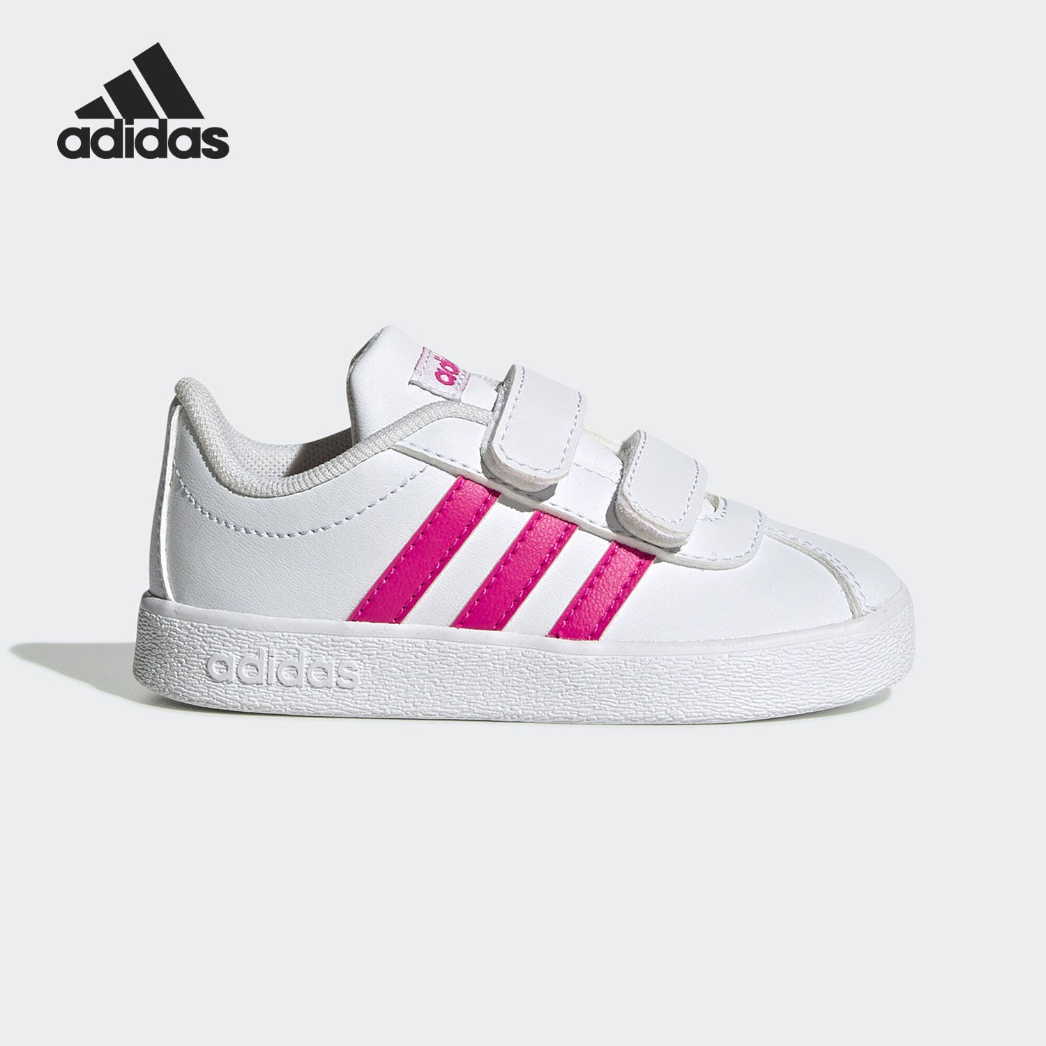 Adidas/阿迪达斯正品VL Court 2 小童魔术贴运动鞋 EG3890,童鞋/婴儿鞋/亲子鞋,运动鞋,淘宝优惠券,粉丝福利购,淘宝优惠卷