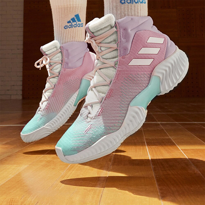Adidas/阿迪达斯正品PRO BOUNCE 2018男女运动篮球鞋IG4496