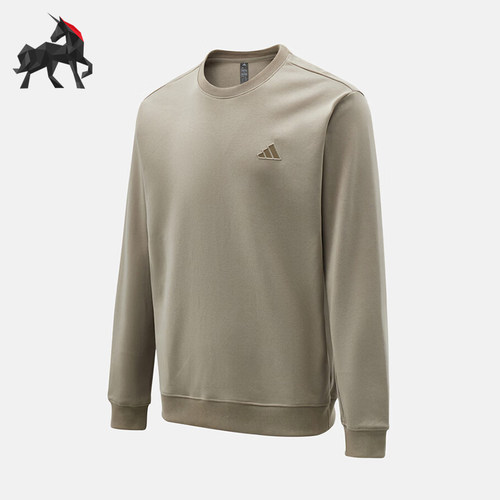 Adidas/阿迪达斯正品2026男士休闲经典舒适圆领卫衣套头衫KR2505