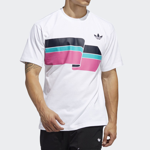 Adidas/阿迪达斯正品三叶草 RIPPLE TEE 男子运动短袖T恤 FM1531
