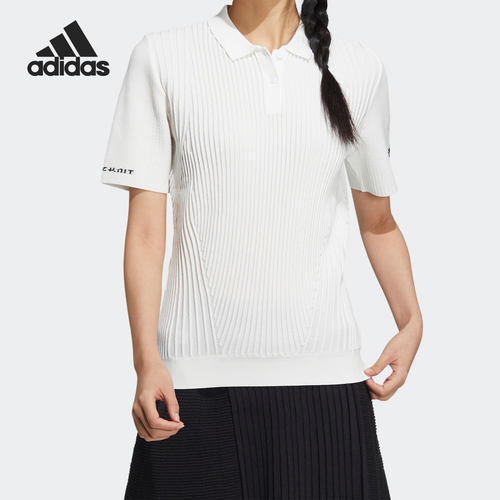 阿迪达斯女子高尔夫运动POLO衫