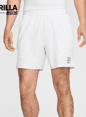 Nike/耐克正品Dri-FIT 男士运动网球简约经典训练短裤FZ6914-100