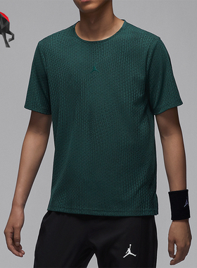 Nike/耐克正品JORDAN男士圆领休闲运动针织短袖T恤FN5865-366