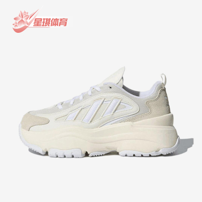 Adidas/阿迪达斯正品三叶草OZGAIA新款女米经典白色老爹鞋KJ7307