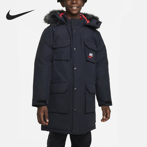 Nike/耐克正品冬季新款大童休闲保暖运动羽绒服DZ9724-010