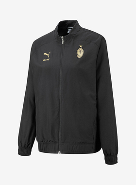 Puma/彪马正品AC米兰联名Koche女士足球赛前热身运动拉链外套