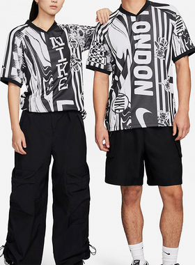 Nike/耐克正品夏季男士个性印花休闲运动短袖T恤FN2394-010