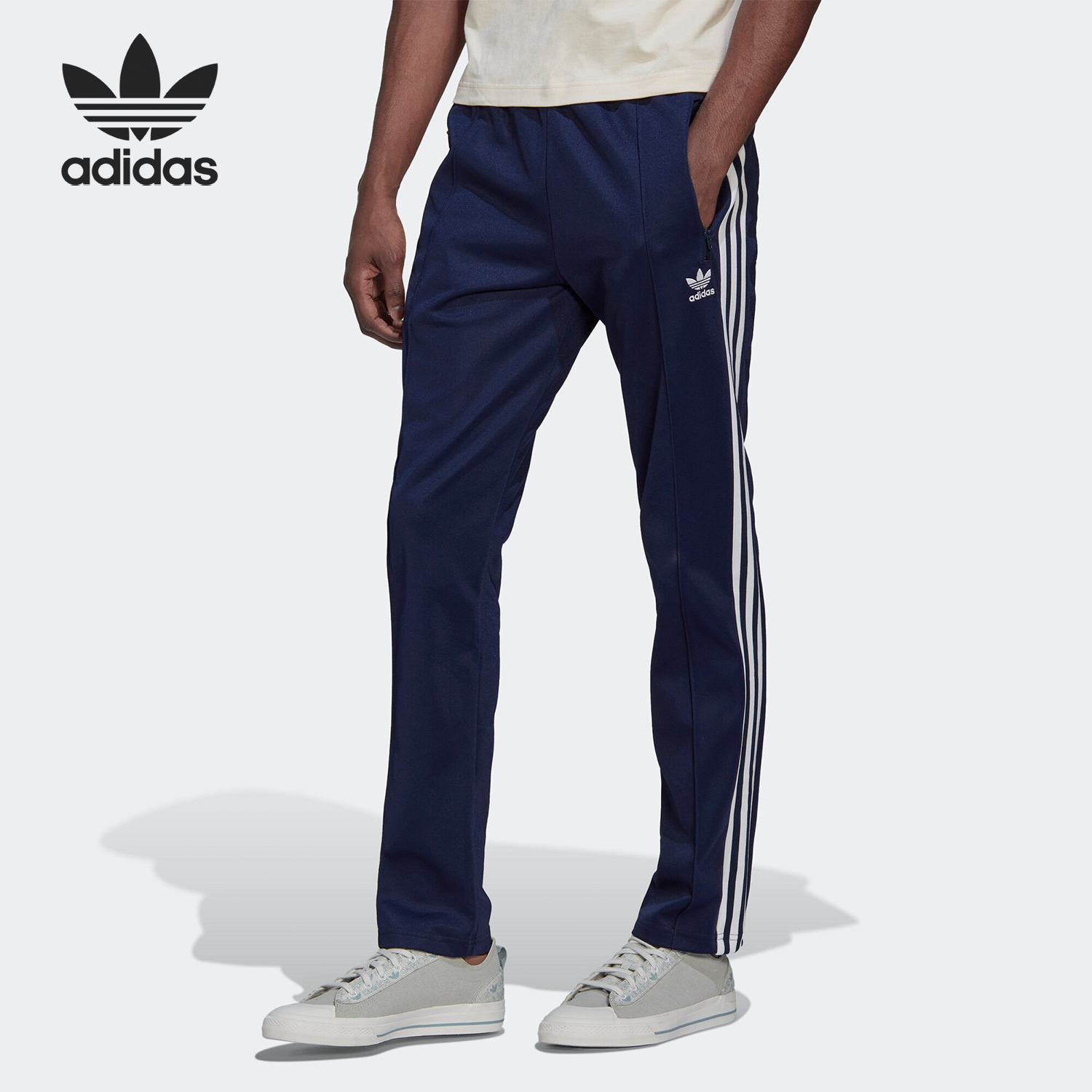 阿迪达斯男士田径长裤