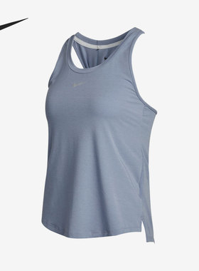 Nike/耐克官方正品女子舒适透气针织休闲运动背心T恤 DD4909-493
